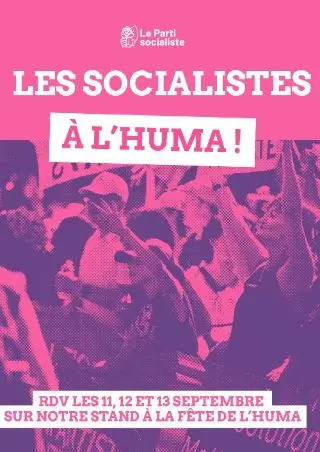 Stand PS - Fête de l'Humanité 2026