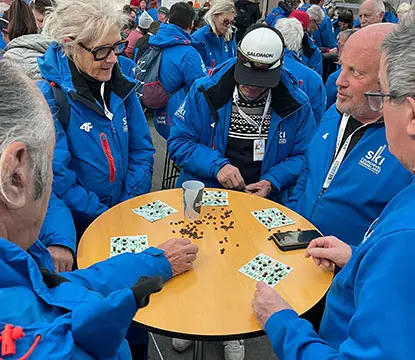 An activity shared between volunteers