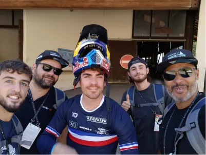 Équipe Quick-Off à la Coupe du monde de VTT 2022