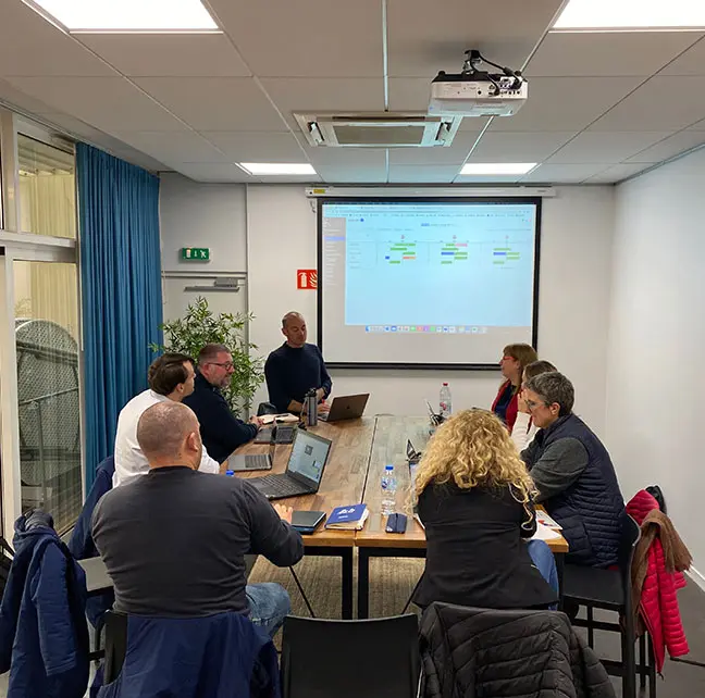Formation d'une équipe organisatrice au logiciel d'accréditation