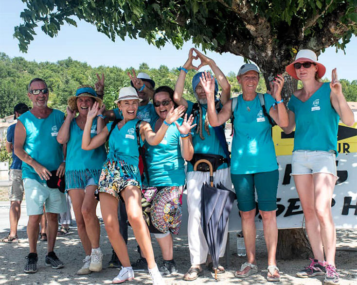 Bénévoles à Aluna Festival