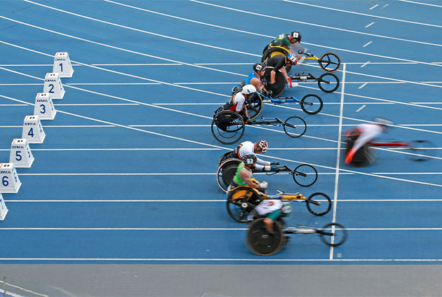 100 mètres fauteuil